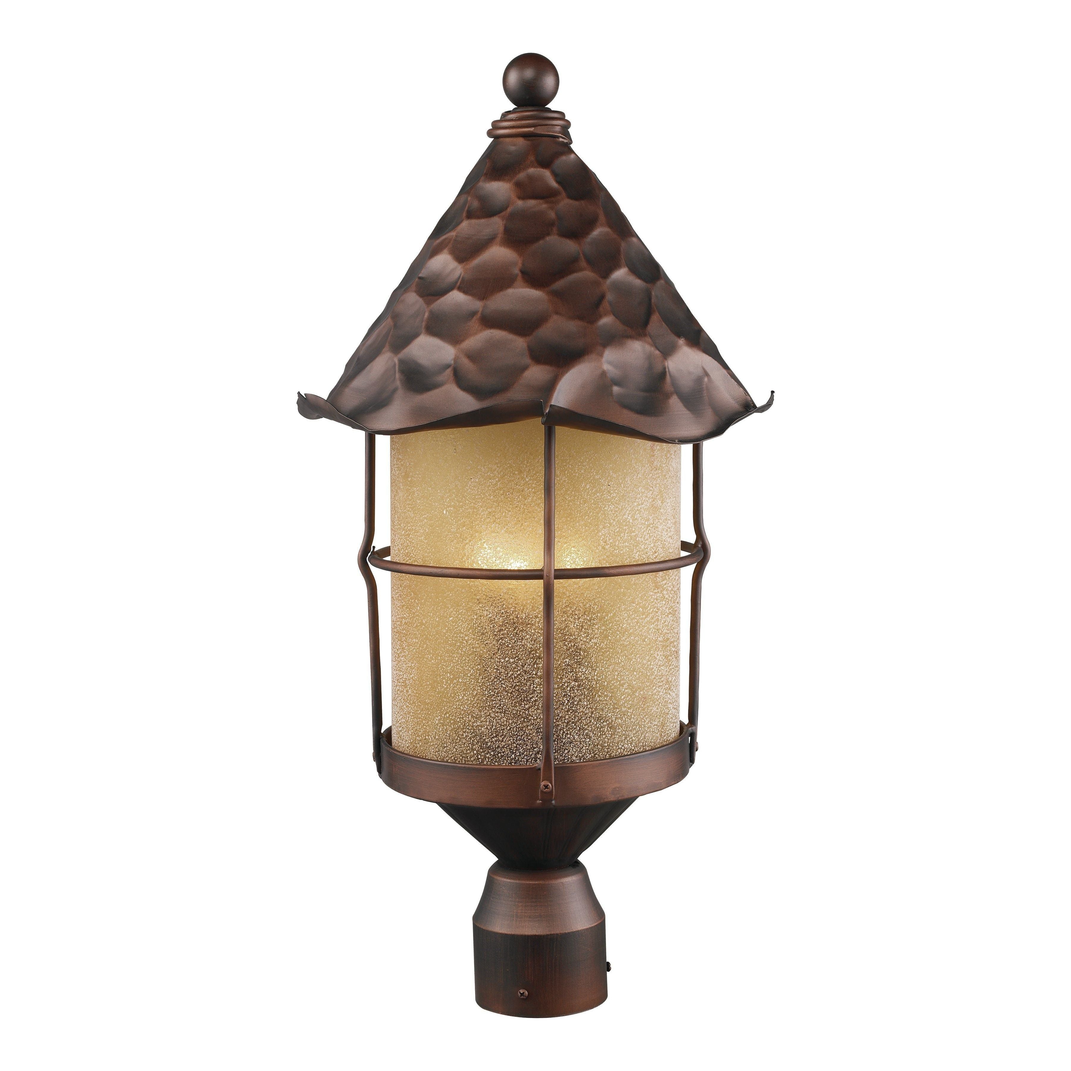 Rustica 26" High 3-Light Outdoor Post Light