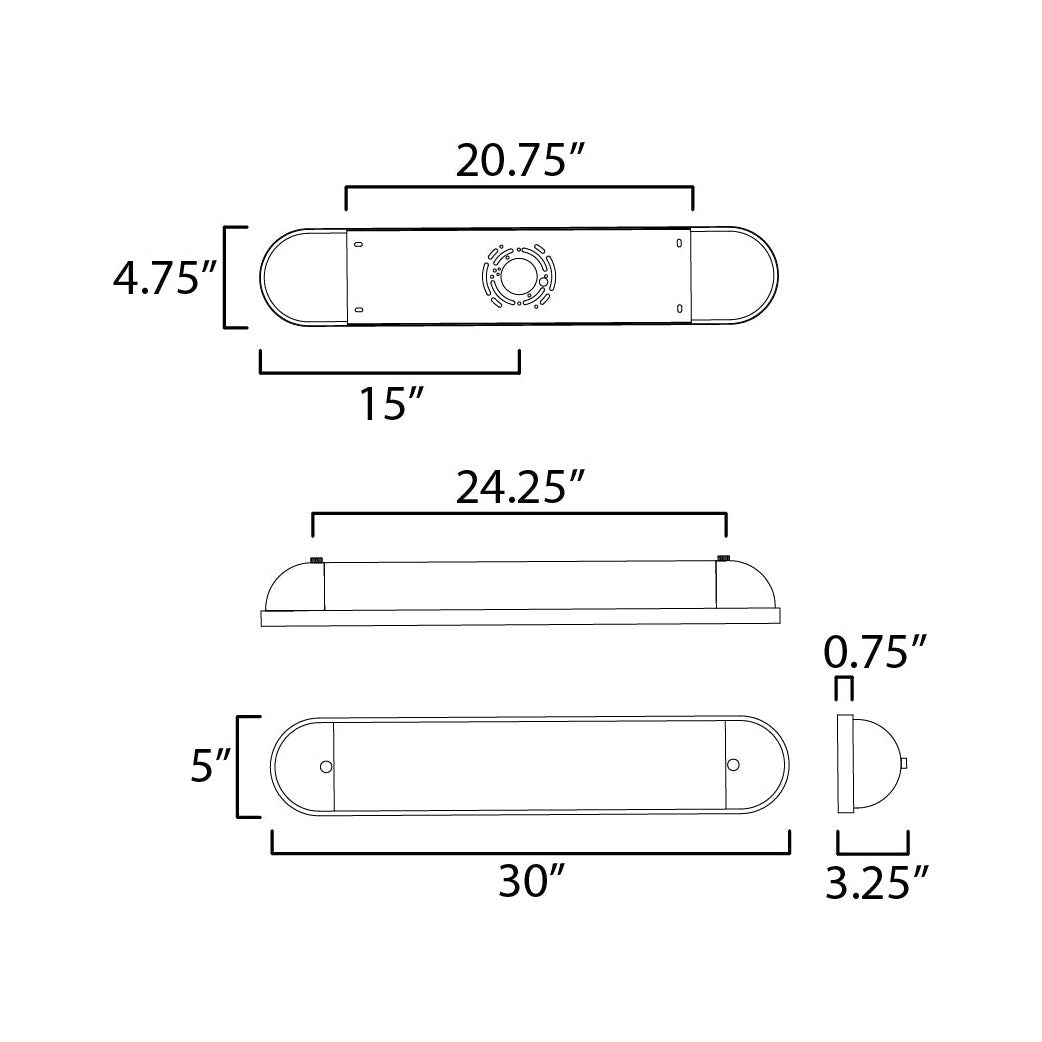 Capsule 30" LED Bath Vanity CCT Select