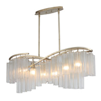 Victoria 6-Light Linear Chandelier