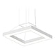 Pi 30" Square LED Ring Pendant
