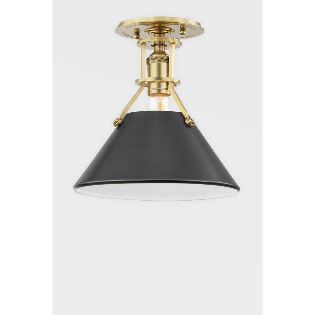 Metal No.2 1-Light Semi Flush