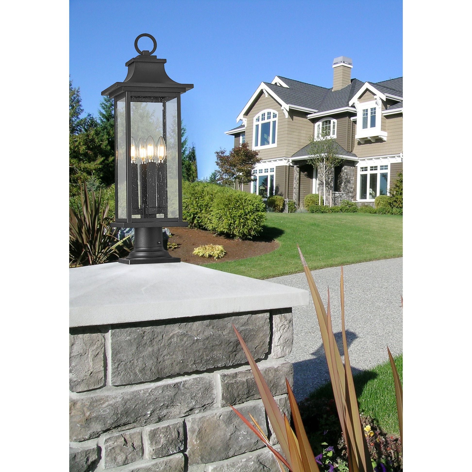 Tiberius 4-Light Outdoor Pier Mounted Fixture