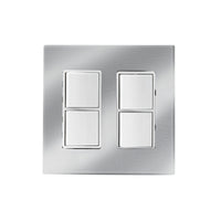 Dual Duplex Switch Wall Plate and Gang Box