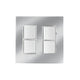Dual Duplex Switch Wall Plate and Gang Box