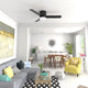 Minimus Fan with LED Light 52"