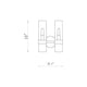 Datus 2-Light Wall Sconce