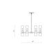 Datus 6-Light Chandelier