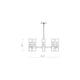Datus 8-Light Chandelier