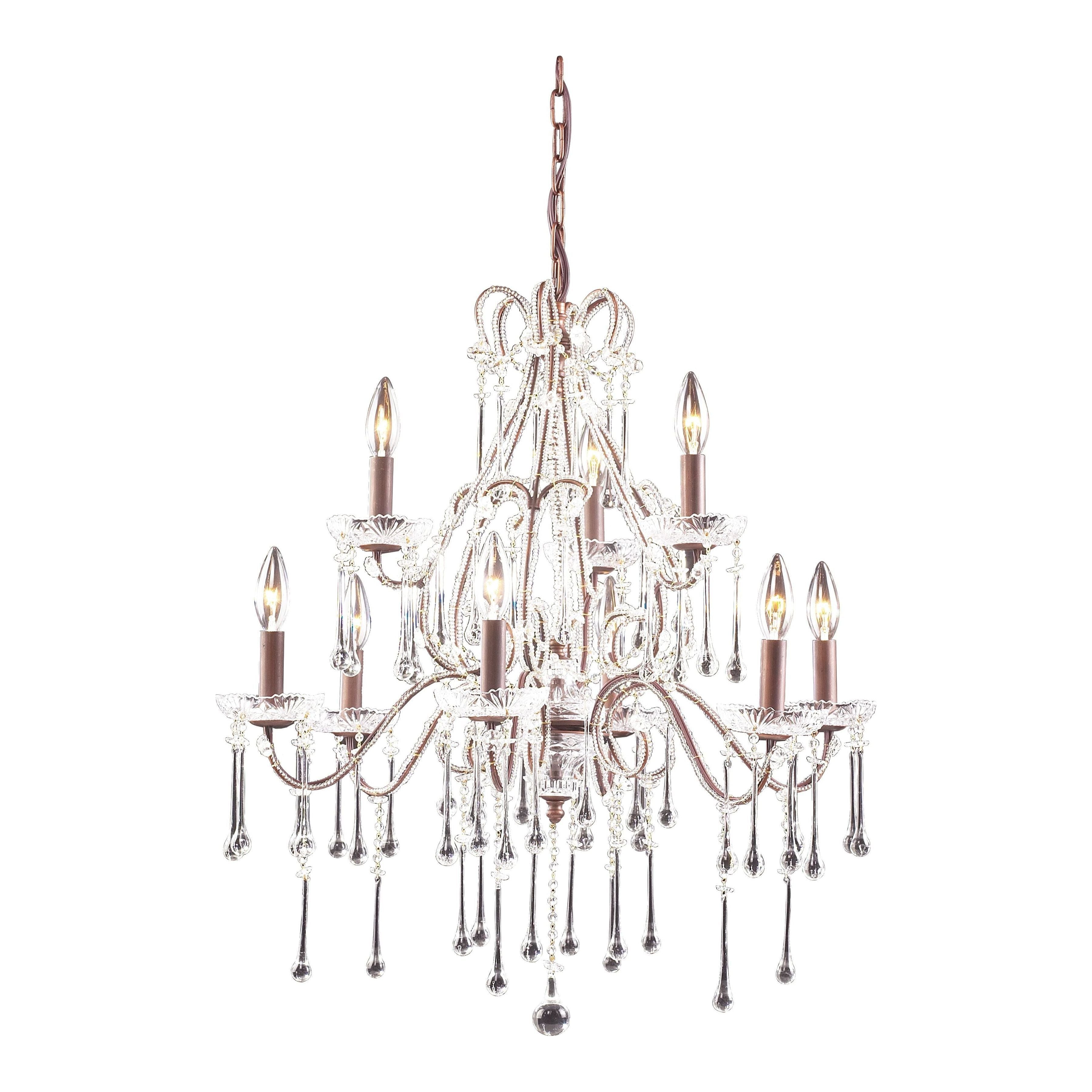 Opulence 25" Wide 9-Light Chandelier