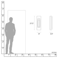 Procession Arch Small Outdoor Sconce