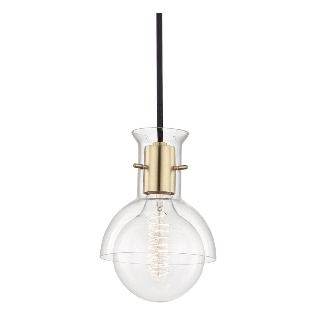 Riley 1-Light Pendant with Glass