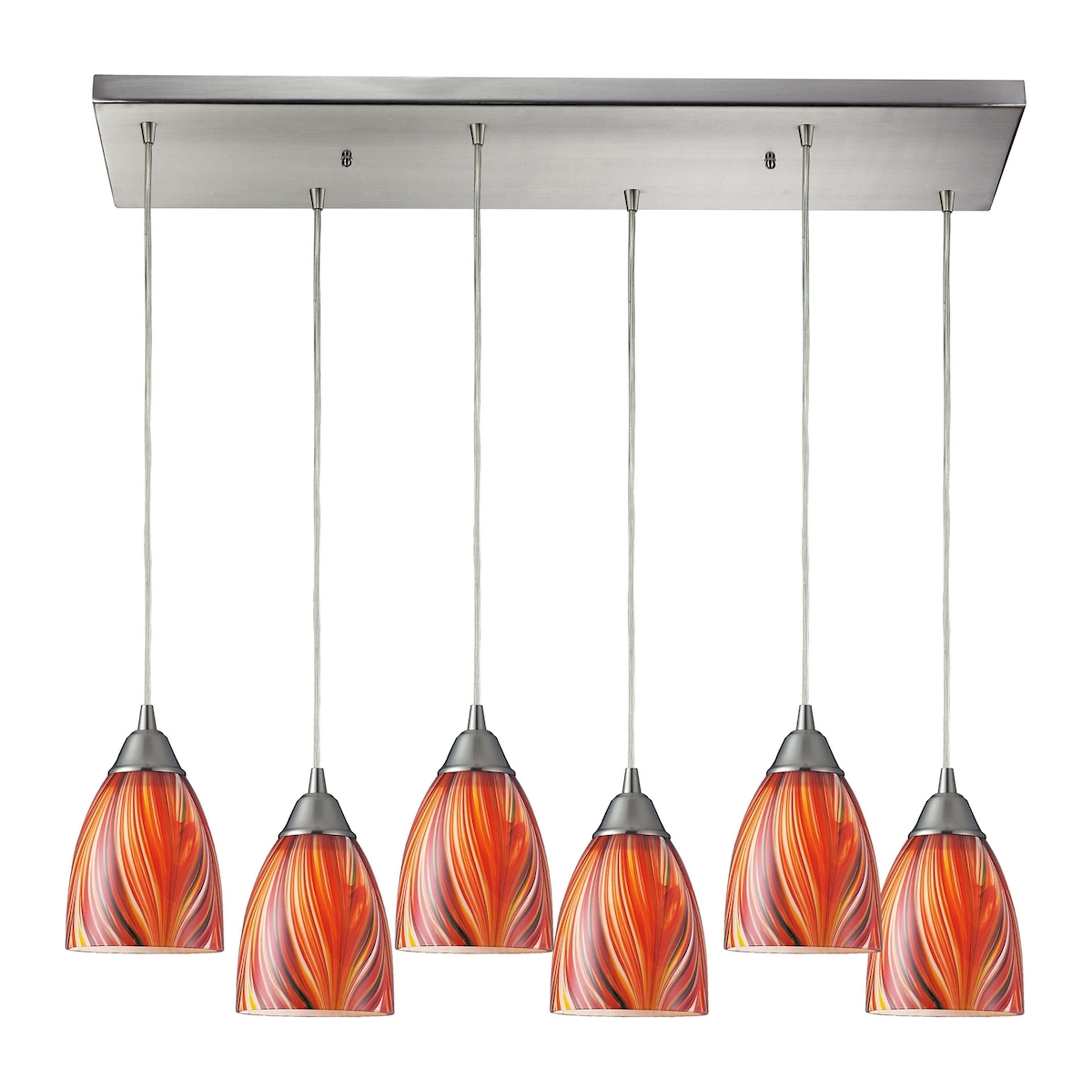 Arco Baleno 30" Wide 6-Light Pendant