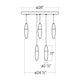 Sultana 9-Light Round Pendant