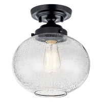 Avery 9.75" 1-Light Semi Flush