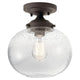 Avery 9.75" 1-Light Semi Flush