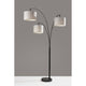 Bowery 3-Arm Arc Lamp
