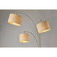 Bowery 3-Arm Arc Lamp