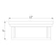 Willow 2-Light Flush Mount