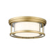Willow 3-Light Flush Mount