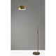 Bolton LED Arc Lamp with Smart Switch