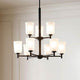 Shailene 26.5" 9-Light 2-Tier Chandelier