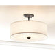 Shailene 14" 3-Light Round Semi Flush