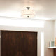 Shailene 14" 3-Light Round Semi Flush