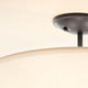 Shailene 14" 3-Light Round Semi Flush