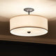 Shailene 14" 3-Light Round Semi Flush