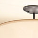 Shailene 14" 3-Light Round Semi Flush