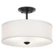 Shailene 14" 3-Light Round Semi Flush