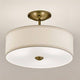 Shailene 14" 3-Light Round Semi Flush