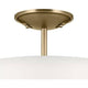 Shailene 14" 3-Light Round Semi Flush