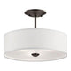 Shailene 14" 3-Light Round Semi Flush