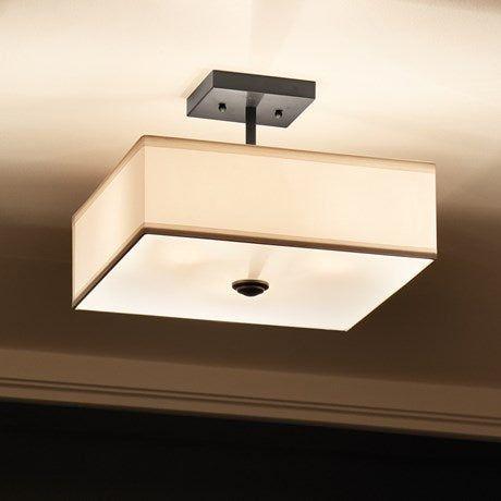 Shailene 14" 3-Light Square Semi Flush