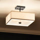 Shailene 14" 3-Light Square Semi Flush