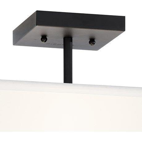 Shailene 14" 3-Light Square Semi Flush