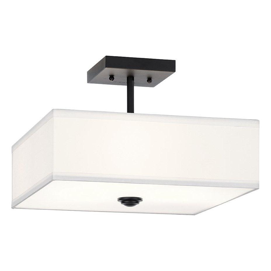 Shailene 14" 3-Light Square Semi Flush