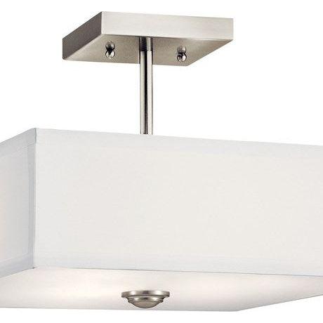 Shailene 14" 3-Light Square Semi Flush