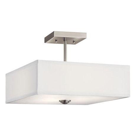 Shailene 14" 3-Light Square Semi Flush