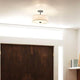 Shailene 18" 3-Light Round Semi Flush
