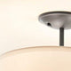 Shailene 18" 3-Light Round Semi Flush