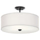 Shailene 18" 3-Light Round Semi Flush
