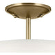 Shailene 18" 3-Light Round Semi Flush