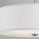 Shailene 18" 3-Light Round Semi Flush