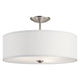 Shailene 18" 3-Light Round Semi Flush