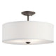 Shailene 18" 3-Light Round Semi Flush