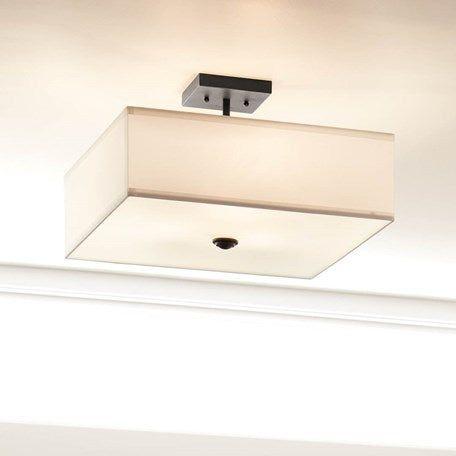 Shailene 18" 3-Light Square Semi Flush