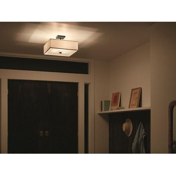 Shailene 18" 3-Light Square Semi Flush