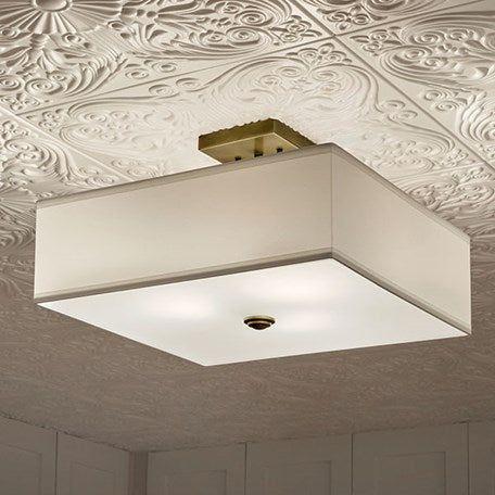 Shailene 18" 3-Light Square Semi Flush